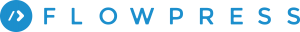 FlowPress Logo Blue